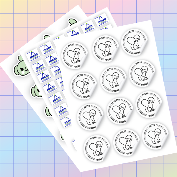 Stickers hoja carta